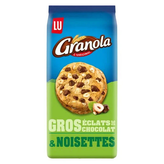 Cookies Granola - Gros éclats Chocolat et Noisettes - 184g