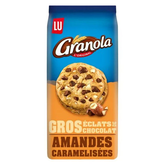 Cookies Granola - Gros éclats Chocolat et Amandes - 184g