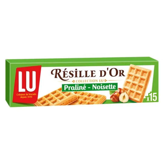 Biscuits Lu Résille d'or Praliné noisette 110g