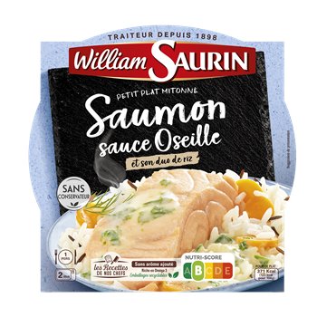 Saumon William Saurin Sauce oseille/Riz pilaf - 300g